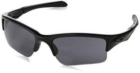 Oakley Men's Quarter Jacket Rectangular Sunglasses, Matte Black, 61.2 mm