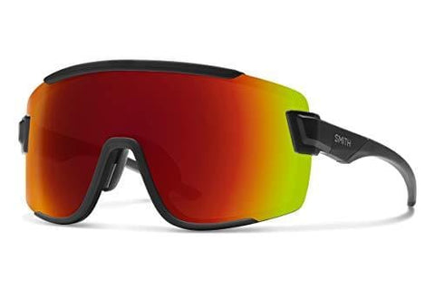 Smith Wildcat Chromapop Sunglasses, Matte Black, Chromapop Sun Red Mirror/Clear
