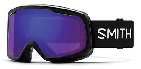 Smith Optics Riot Women's Snow Goggles - Black/Chromapop Everyday Violet Mirror/One Size