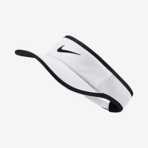 Nike Aerobill Featherlight Visor White/Black/Black Baseball Caps