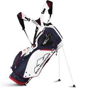 Sun Mountain Golf 2018 4.5 14-Way Stand Golf Bag NAVY-WHITE-RED (Navy/White/Red)