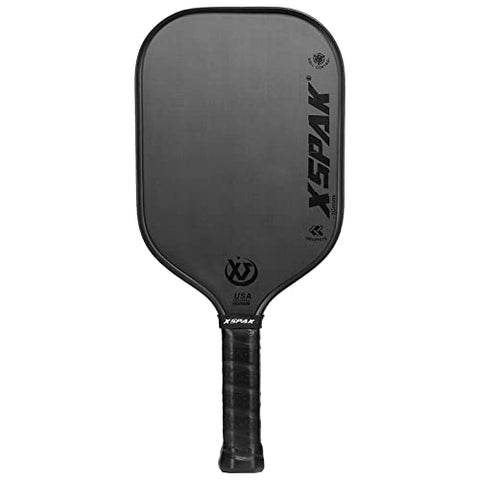 XS XSPAK Carbon Fiber Pickleball Paddle - Tournament Edition - World Champion Surface Technology Options Pickleball Racket - USAPA Polypropylene Honeycomb Paddle with Cushion Comfort Grip