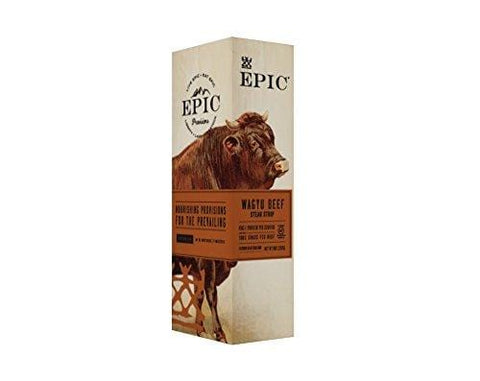 Epic Snack Strips, Wagyu Beef Steak, 0.8 oz. (10 Count)