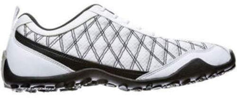 FootJoy Ladies Summer Series Golf Shoes 98951 White/Black Women 9 Medium [product _type] FootJoy - Ultra Pickleball - The Pickleball Paddle MegaStore
