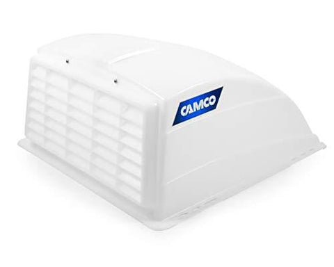 Camco RV Roof Vent Cover, Opens For Easy Cleaning, Aerodynamic Design, Easily Mounts to RV With Included Hardware - (White) (40431)