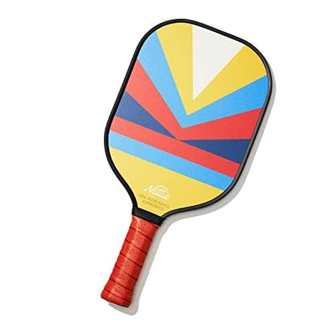 Nettie Pickleball Co - Classic Pickleball Paddle | USA Pickleball Association Approved | Lightweight Carbon Fiber Honeycomb Core for Ultimate Control (Pendleton)