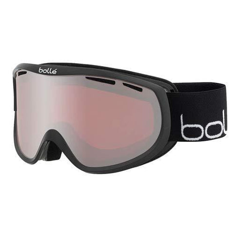 bollé Sierra Snow Goggles Shiny Black & White Women's Small/Medium