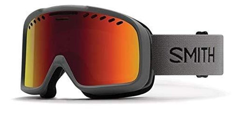 Smith Optics Project Adult Snow Goggles - Charcoal/Red Sol-X Mirror/One Size