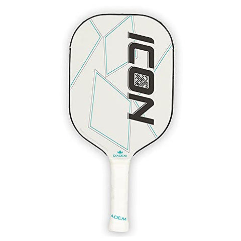Diadem Icon Pickleball Paddle (White, Lite (7.7 oz))