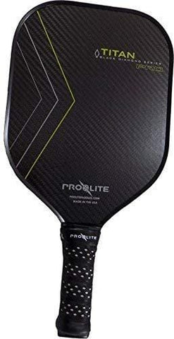 Pro-lite Titan Black Diamond Pickleball Paddle, Lime Green