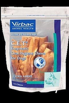 C.E.T. Enzymatic Oral Hygiene Chews for Extra Large Dogs (51+ Pounds) - 90 (chews) by Virbac