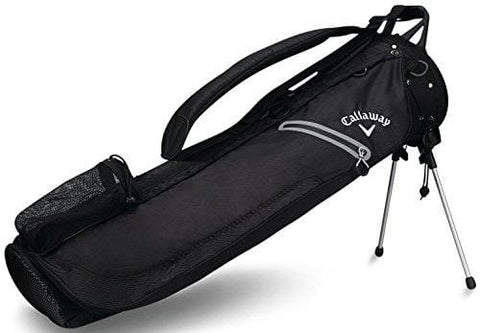 Callaway Golf Hyper Lite 1 Plus Pencil Bag 2017 Hyper-Lite 1 Single Strap Sunday Bag Black