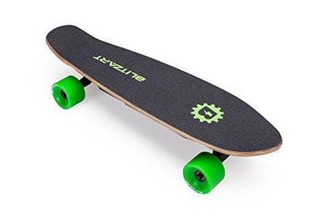 BLITZART Mini Flash 28" Electric Skateboard 12mph 8mile Range 250W Hub-Motor 2.8" Wheels (Amazon Green)