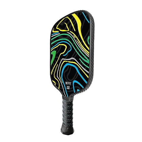 Kasaca Graphite T700 Carbon Fiber Pickleball Paddles, Grained Edge Guard, Honeycomb Core, Large Sweet Spot, Cushion Comfort Grip, USAPA Approved, Cute Paddle for Beginners Players, Women, Men