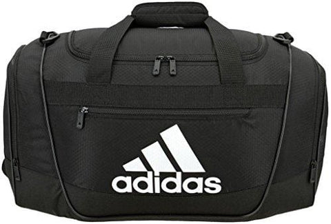 adidas Defender III Duffel Bag, Black/White, Large