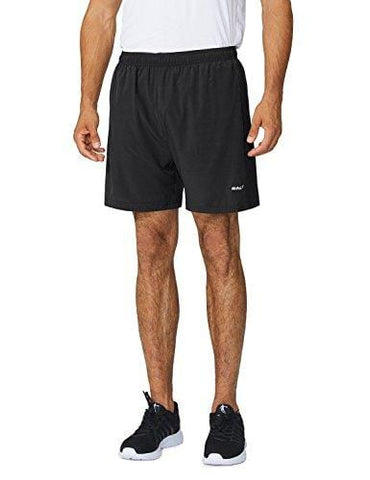 Baleaf Men's Woven 5" Running Shorts Black Size XL
