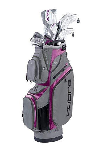 Cobra Golf 2019 F-Max Superlite Complete Set White-Purple Cactus Flower (Women's, Right Hand, Graphite, Ladies Flex, 15.0, 3W, 5W, 7W, 5H, 6-PW, SW, Putter, Bag)