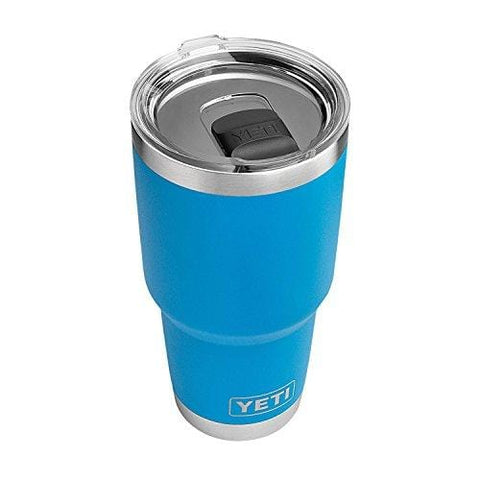 YETI Rambler 30 oz Stainless Steel Vacuum Insulated Tumbler w/MagSlider Lid, Tahoe Blue