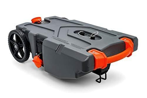 Camco Rhino Heavy Duty 28 Gallon Portable Waste Holding Hose and Accessories-Durable Leak Free and Odorless RV Tote Tank (39004)