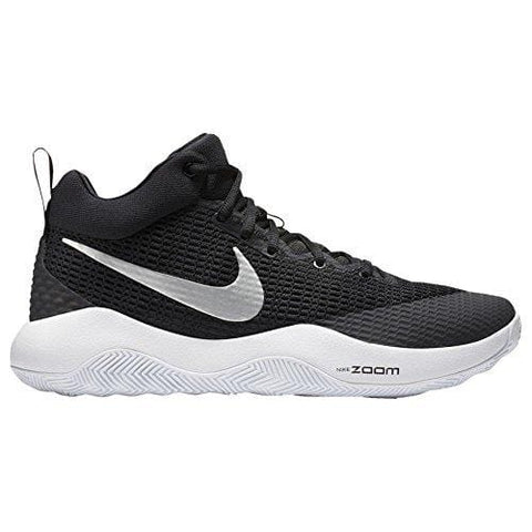 Nike Men's Zoom REV TB Basketball Shoe (10 M US, Black/Metallic Silver-White)