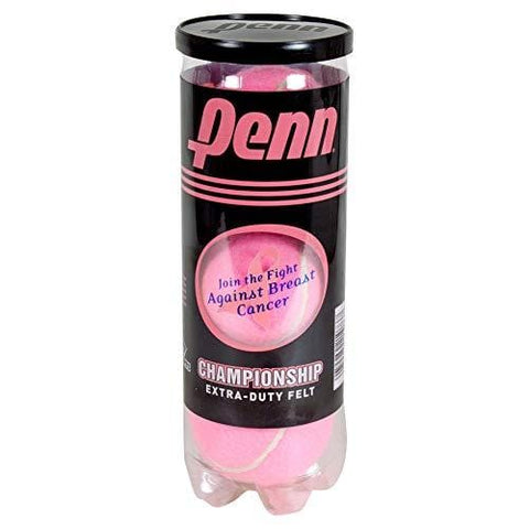 Penn Pink Championship Extra Duty Tennis Ball Can, 3 Balls