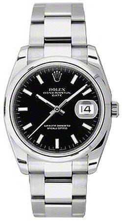 Rolex Perpetual 34mm Domed Bezel 115200