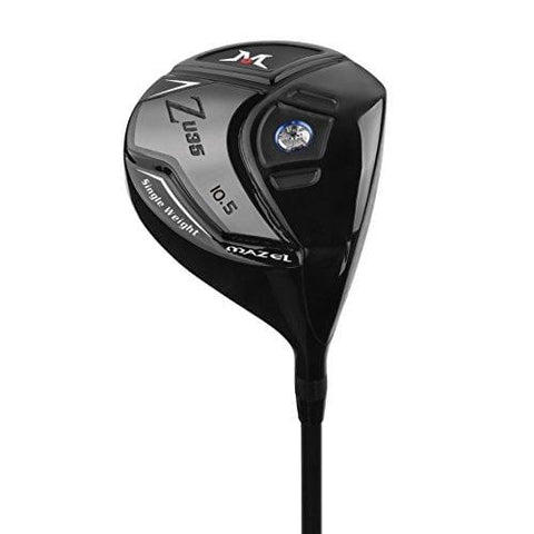 MAZEL Titanium Golf Driver for Men,Right Handed,460CC (Right, Graphite(Black Head), Regular (R), 10.5)