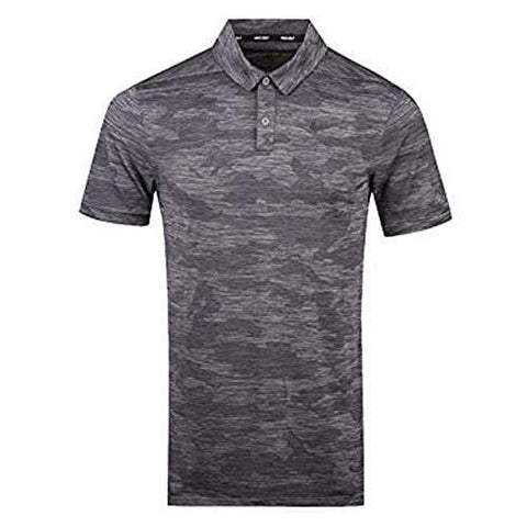NIKE Zonal Cooling Camo Golf Polo 2018 Gunsmoke/Black X-Large