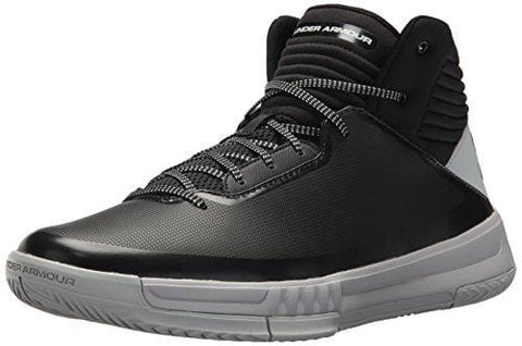 Under Armour Men's Lockdown 2 Basketball Shoe Black (003)/Overcast Gray 7