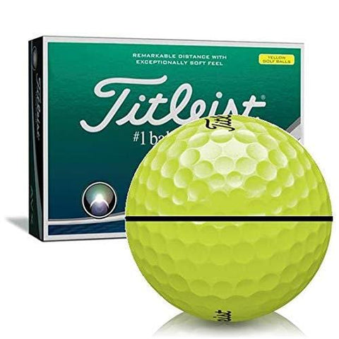 Titleist AVX Yellow AlignXL Personalized Golf Balls