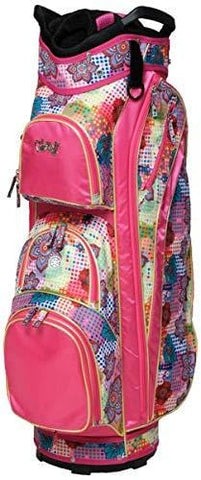 Glove It Women's Golf Bag Ladies 14 Way Golf Carry Bag - Golf Cart Bags for Women - Womens Lightweight Golf Travel Case - Easy Lift Handle - 2019 Bloom