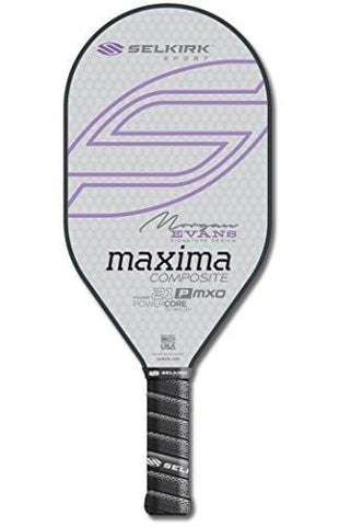 Selkirk Sport Maxima 21P MXO Composite Polymer Elongated Morgan Evans Signature Design Pickleball Paddle (Lavender Purple)