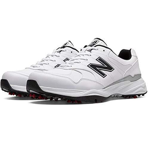 New Balance Men's nbg1701 Golf Shoe, White/Black, 12 D US