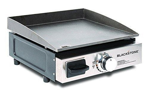 Blackstone Table Top Grill - 17 Inch Portable Gas Griddle - Propane Fueled - For Outdoor Cooking While Camping, Tailgating or Picnicking