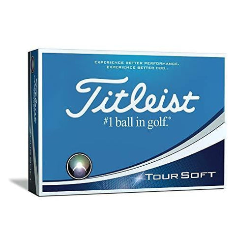 Titleist Tour Soft Golf Balls, White (One Dozen)