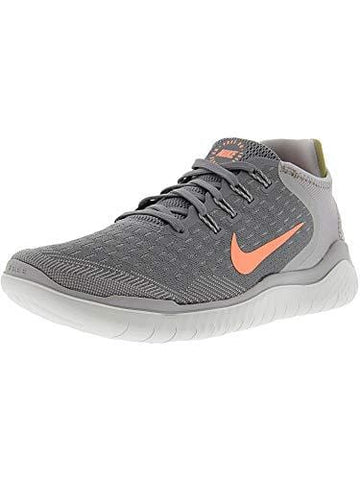 Nike Women's Free RN 2018 Running Shoe (7.5 B(M) US, Gunsmoke/Crimson Pulse/Atmosphere Grey)