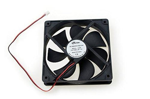 BXQINLENX 12025 Dc12v Quiet Brushless Cooling Fan Miniature Cooling Fans 7 Blade (3 PCS)