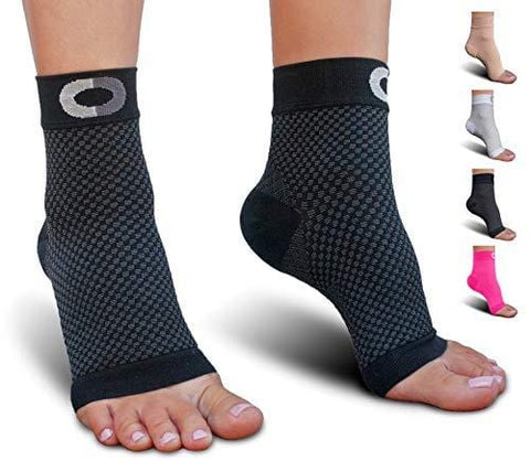 Plantar Fasciitis Socks with Arch Support for Men & Women - Best Ankle Compression Socks for Foot and Heel Pain Relief - Better Than Night Splint Brace, Orthotics, Inserts, Insoles