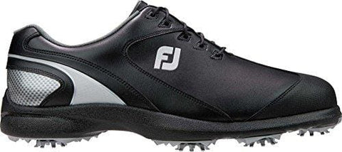 FootJoy Men's Sport LT Golf Shoes 58038 - Black/Silver - 11 - Medium [product _type] FootJoy - Ultra Pickleball - The Pickleball Paddle MegaStore