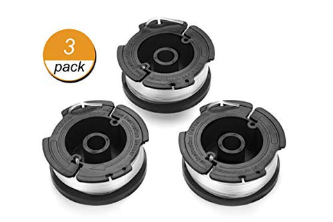 Replacement Spool, AF-100, 30ft for String Trimmer, Compatible with Black and Decker Models (3-Pack)