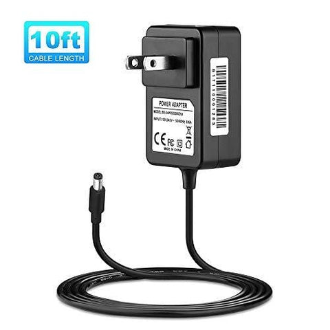 IBERLS 9V AC to DC Adapter for BOSS Guitar Effects Pedal DS-1 RC-1 RC-3 RC-30 TU-3 SD-1 RV-5 RV-6 DD-3 DD-7 DD-20 ME-50 GT-10 HM-2, Replacement Boss PSA-120S Power Supply(10 feet of power cable)