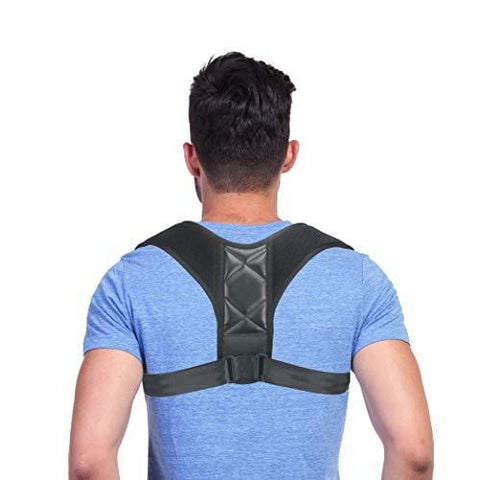 COREBELLA Posture Corrector Back Support Brace for Men and Women - Improves Posture, Prevents Slouching and Hunching, Reliefs Upper Back and Neck Pain - Adjustable and Comfortable with Underarm Pads