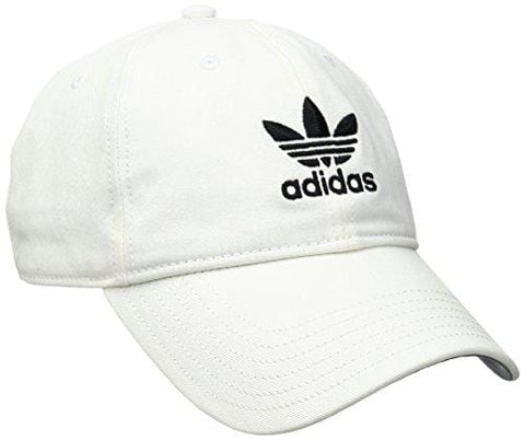 adidas Men's Originals Relaxed Strapback Cap, White/Black, One Size [product _type] adidas Originals - Ultra Pickleball - The Pickleball Paddle MegaStore