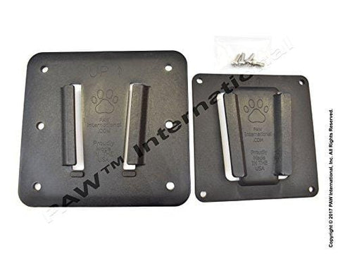 PAW International RV TV Bracket (Polymer) 2 Piece Set, Black