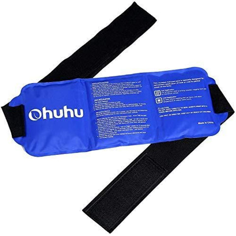 Ice Pack for Injuries, Ohuhu Reusable Gel Cold & Hot Therapy Pack with Strap for Shoulder Knee Ankle Back Neck Elbow Waist Arm Calves Hip Pain Relief