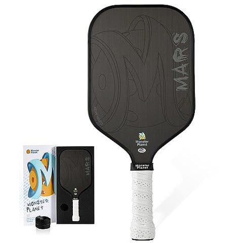 Monster Planet Pickleball Paddles, Pickleball Paddle USAPA Approved, Graphite Surface Lightweight Best Honeycomb Core Pickleball Rackets, Pickle Ball Paddle Gifts for Beginners & Pros