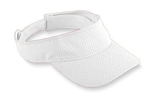 Augusta Sportswear Athletic Mesh Visor, One Size, White