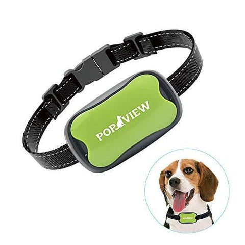 POP VIEW Dog Bark Collar for Small, Medium, Large Dogs, Anti Bark Collar with Sound and Vibration, No Shock, Harmless & Humane
