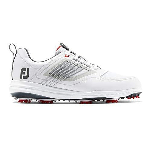 FootJoy Men's Fury Golf Shoes White 10.5 M Red, US [product _type] FootJoy - Ultra Pickleball - The Pickleball Paddle MegaStore