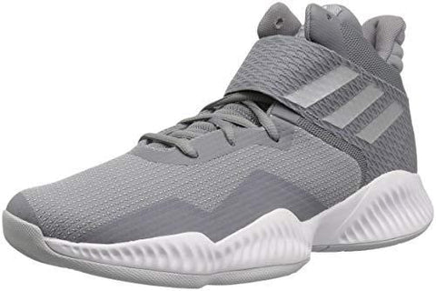 adidas Men's Explosive Bounce 2018 Basketball Shoe, Light Solid Silver Metallic/Grey, 9 M US